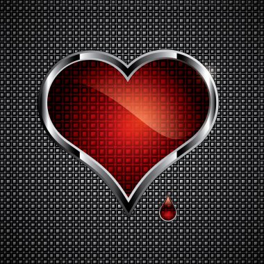 Steel heart clipart