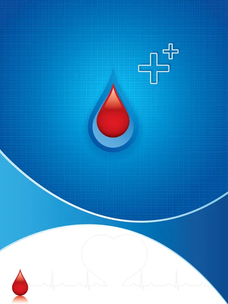 Bloeddonatie — Stockvector