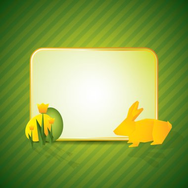 Easter greeting card clipart