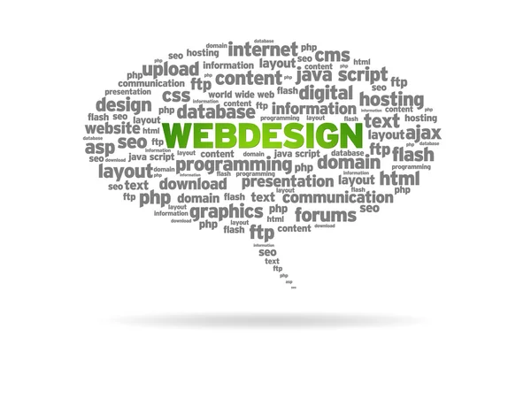 Diseño web — Foto de Stock