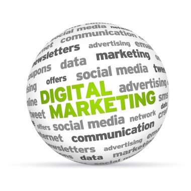 Digital marketing clipart