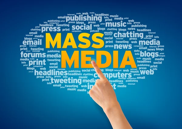 Media di massa — Foto Stock