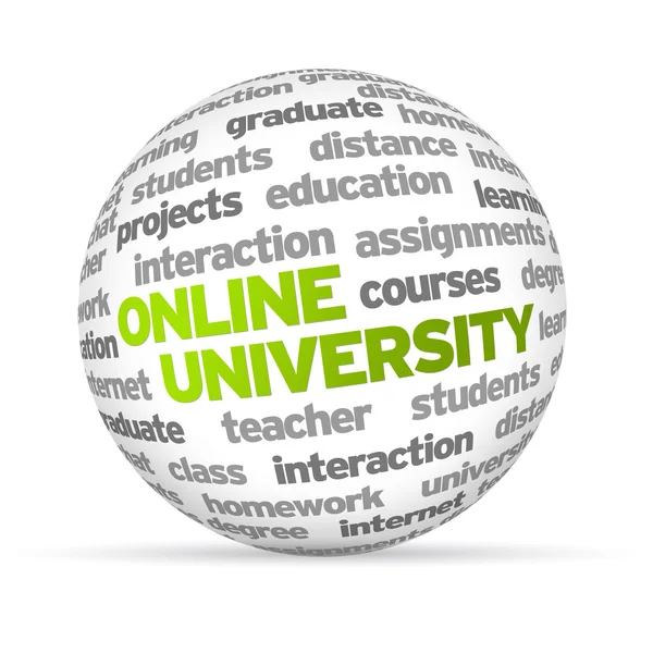 Universidade online — Fotografia de Stock