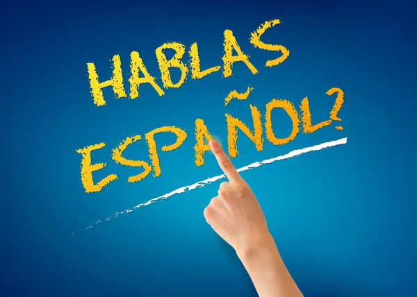 Hablas espanol — Stockfoto