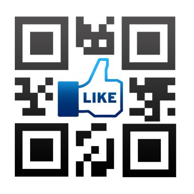 I Like QR Code clipart