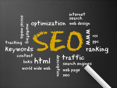 Chalkboard - Search Engine Optimization clipart