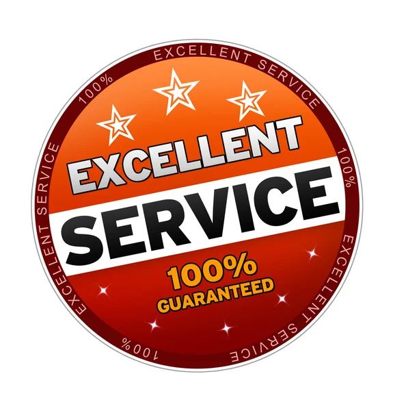 100% Excellent Service — Stock Photo, Image