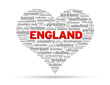 I Love England clipart