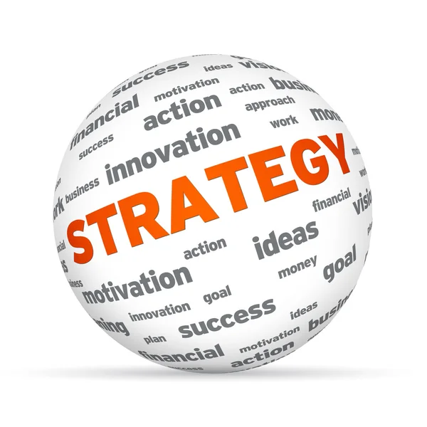 Business Strategy Sphere — Stock Photo, Image