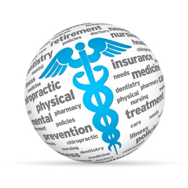 Caduceus Sphere clipart