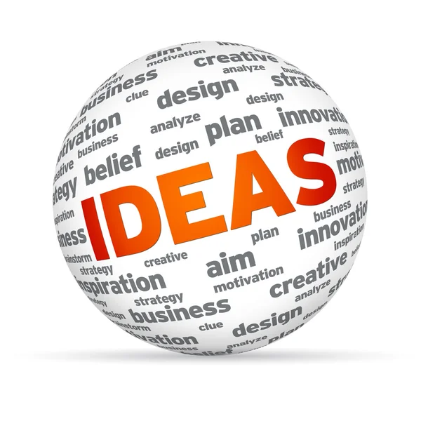 Ideas Sphere — Stock Photo, Image