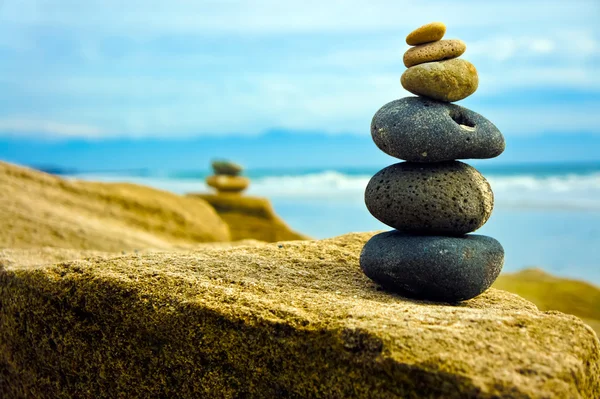 Zen Stone stacked together — Stock Photo, Image