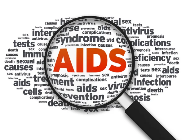 Lupa - Aids — Fotografia de Stock