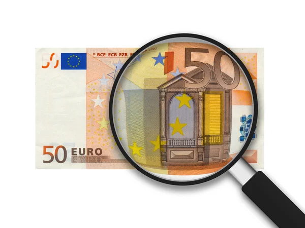 Conta de 50 euros — Fotografia de Stock
