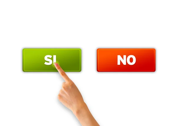 Si y No — Stock Photo, Image