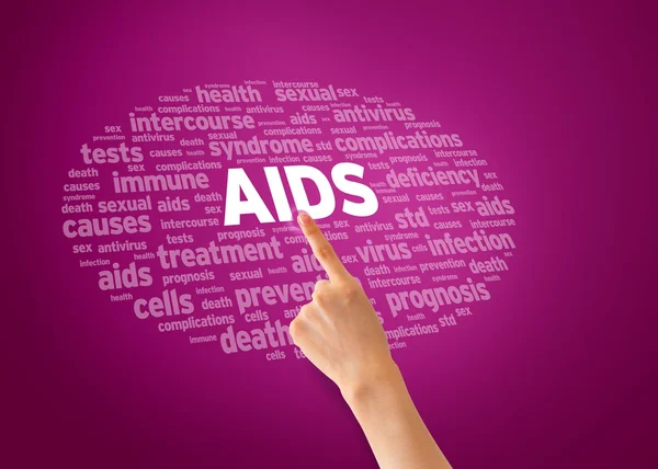 AIDS illüstrasyon — Stok fotoğraf