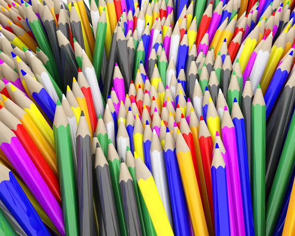 Олівці кольорові олівець — стокове фото