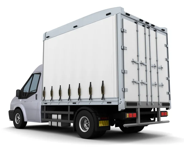 stock image Curtain side van