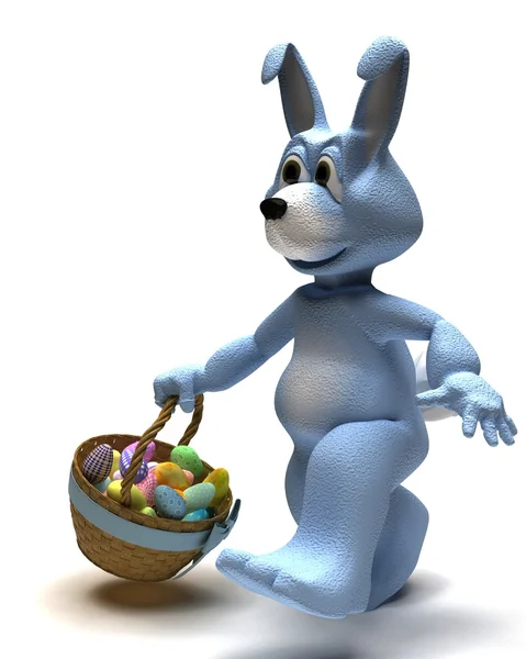 Easter Bunny with Easter Egg — Stock Photo, Image