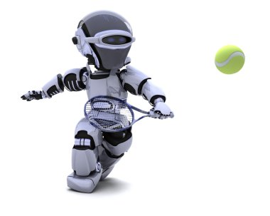 Tenis oynayan robot