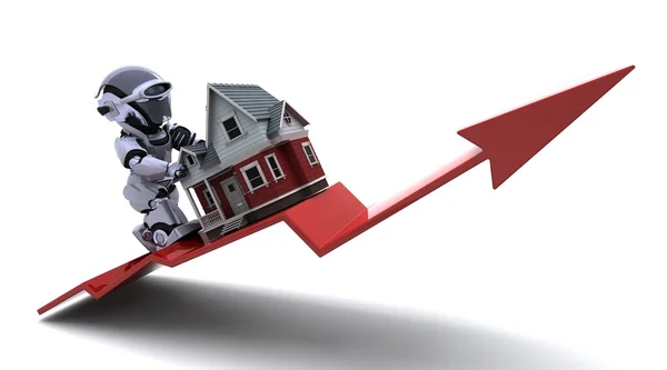 Rosnące ceny nieruchomości — Zdjęcie stockowe