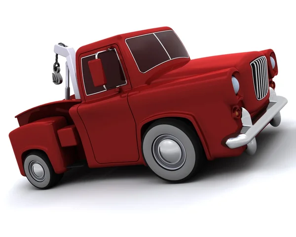 Karikatuur van 50 's pick-up truck — Stockfoto