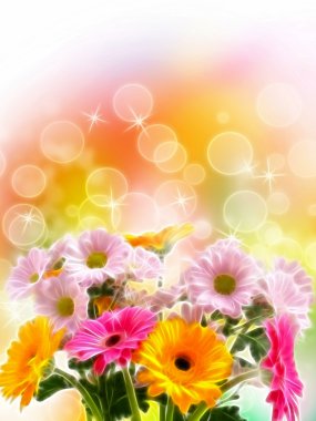 Spring flowers clipart