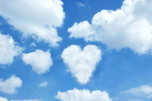 Heart cloud — Stock Photo, Image