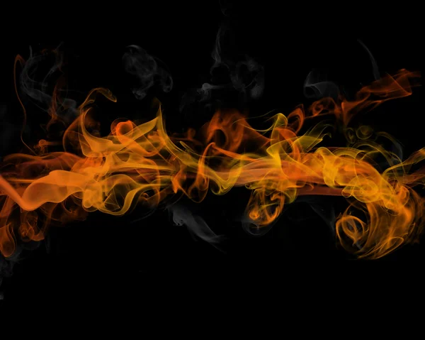 Tűz és a füst — Stock Fotó