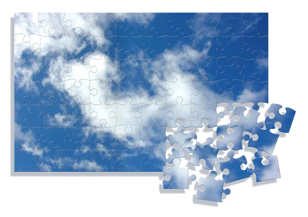 stock image Sky jigsaw