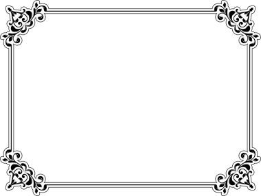 Decorative border clipart