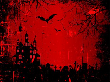 Grunge Halloween Background clipart