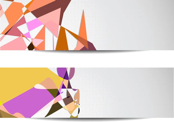 Abstracte banners — Stockfoto
