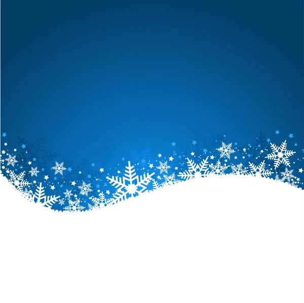 Fondo azul copo de nieve —  Fotos de Stock