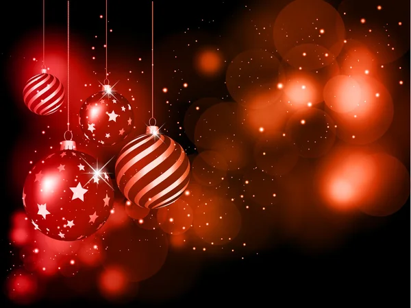 Christmas bauble background — Stock Photo, Image