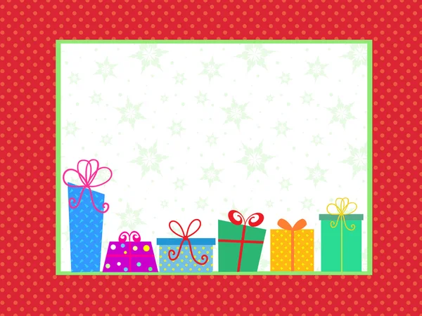 Christmas gift background — Stock Photo, Image