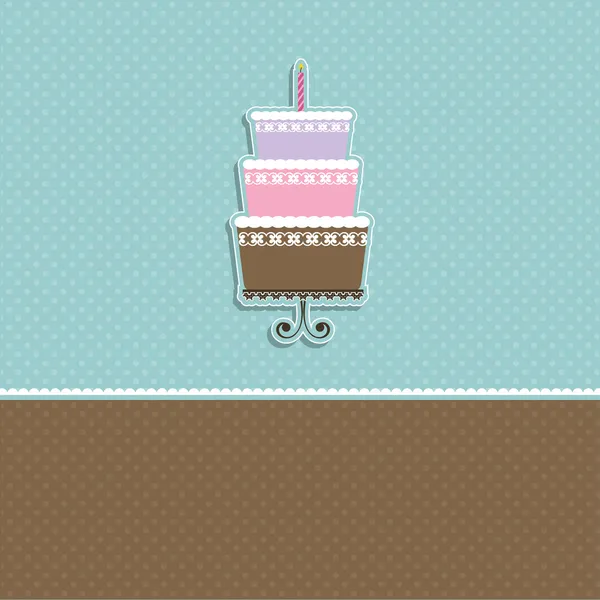 Stock image Cute cake background