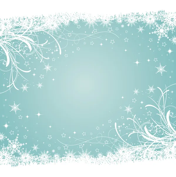Decoratieve winter achtergrond — Stockfoto