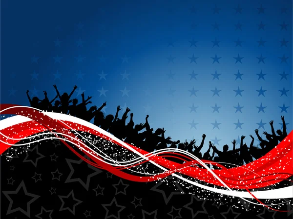 Fourth of july party background — Stock Photo, Image
