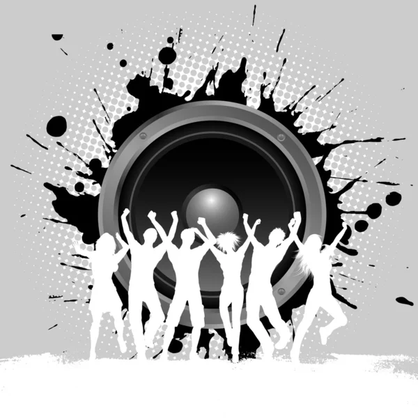 Grunge party background — Stock Photo, Image