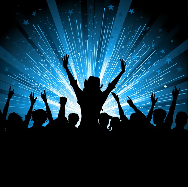 Party crowd — Stock Photo, Image