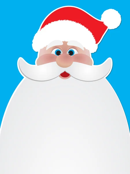 Kerstmis achtergrond van santa claus — Stockfoto