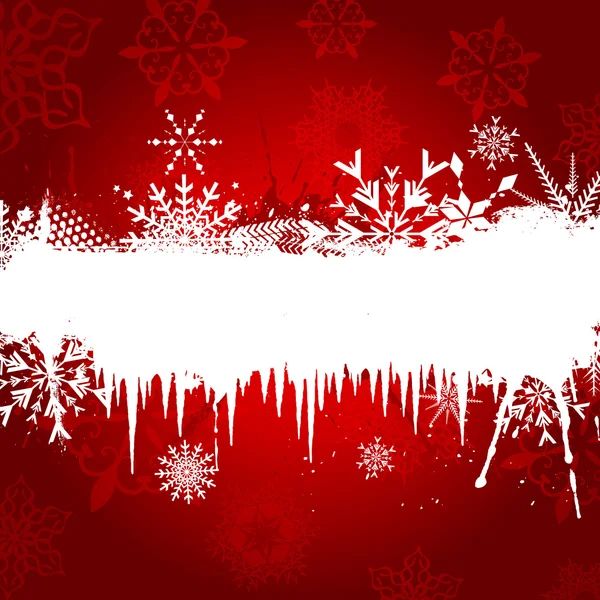 Snowflake and Icicle background — Stock Photo, Image