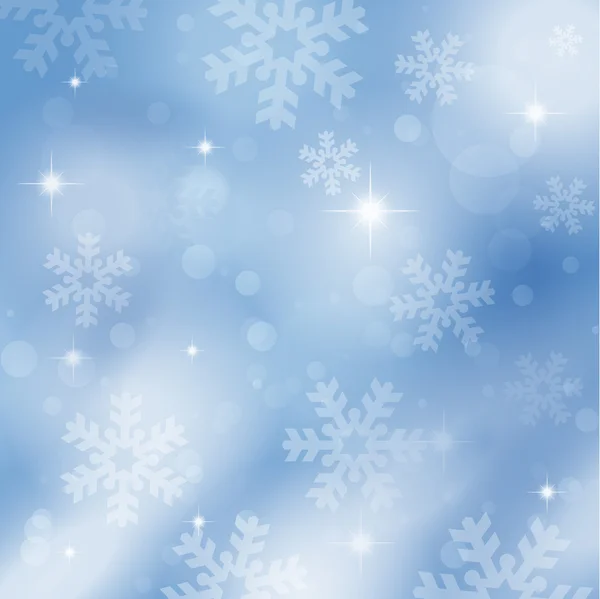 Copos de nieve y estrellas — Foto de Stock