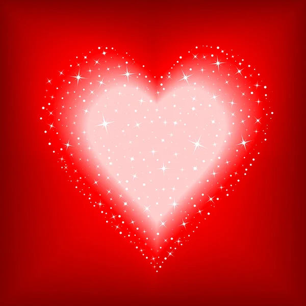 Starry heart — Stock Photo, Image