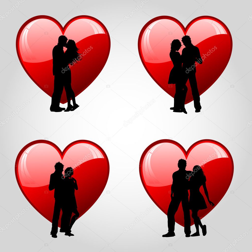 Couples and hearts