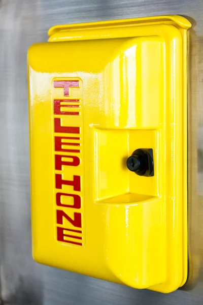 Caixa telefónica de emergência — Fotografia de Stock