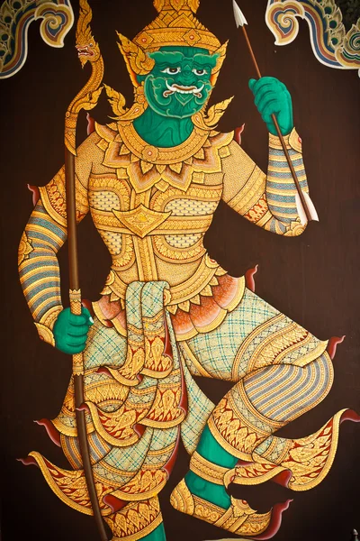 Мистецтво живопису тайський — стокове фото
