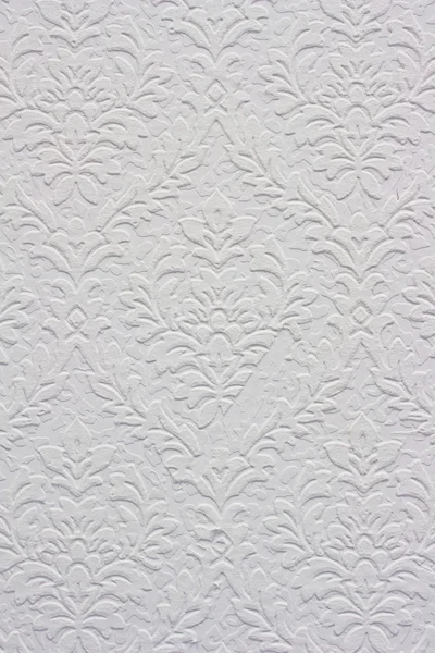 빈티지 화이트 꽃 패턴, 벽지 — 스톡 사진