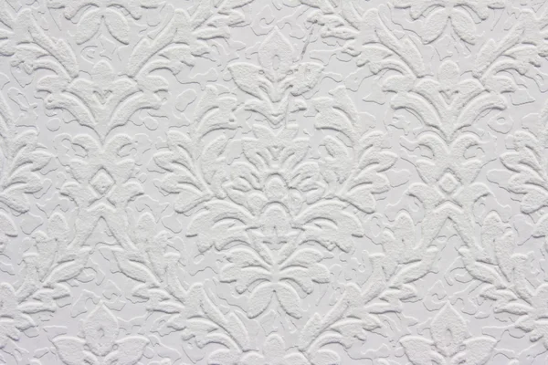 Винтажный белый цветочный узор, обои — стоковое фото